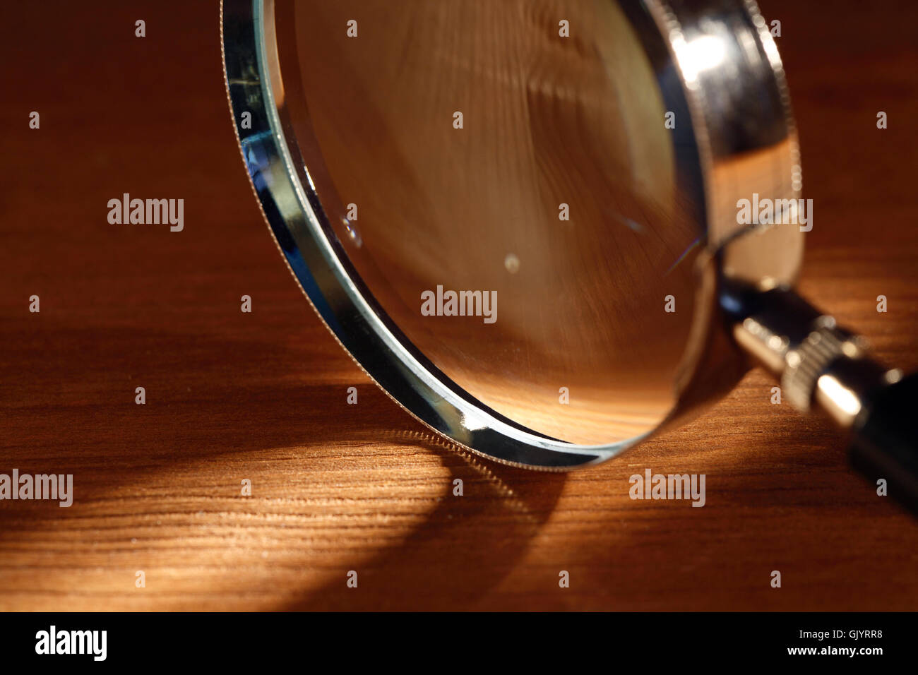 Magnifying Glass Stock Photo
