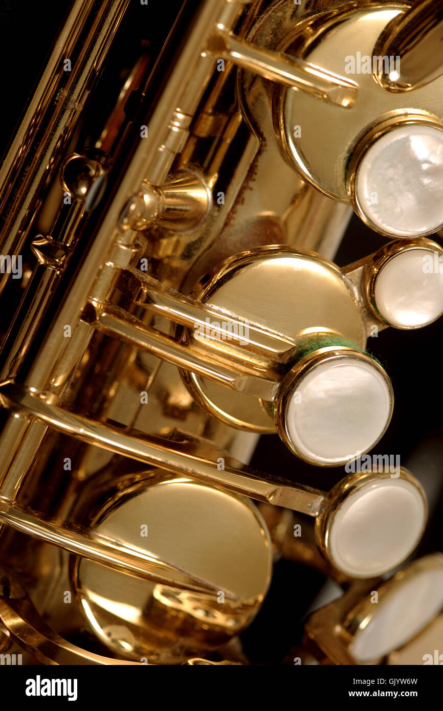 music horn jazz Stock Photo