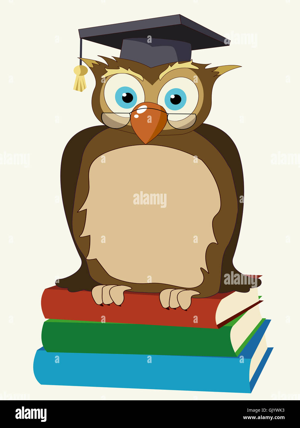 Wise owl Stock Photo