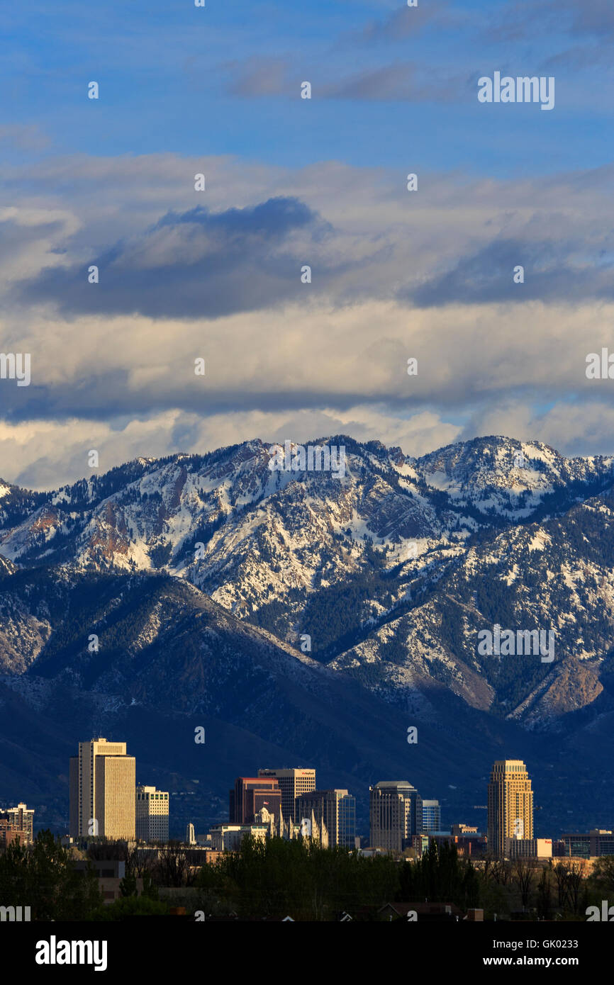 salt lake city skyline salt lake city skyline