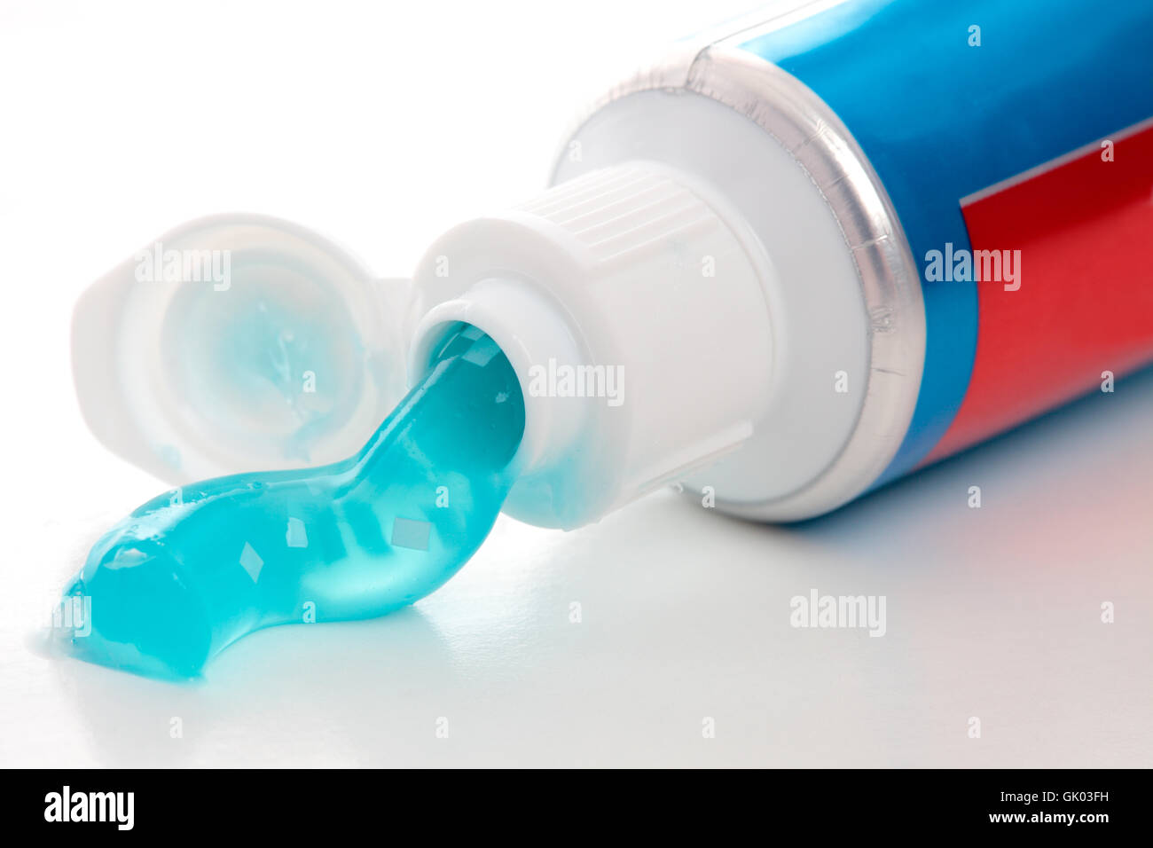 Toothpaste with breath strips Stock Photo Alamy