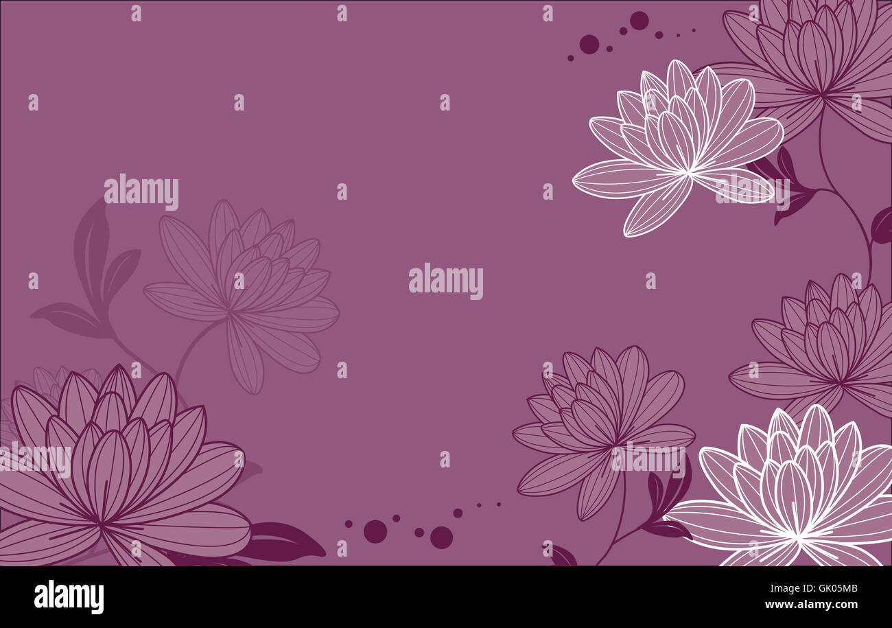 Floral wallpaper lotus pattern in hi-res stock photography and images -  Alamy