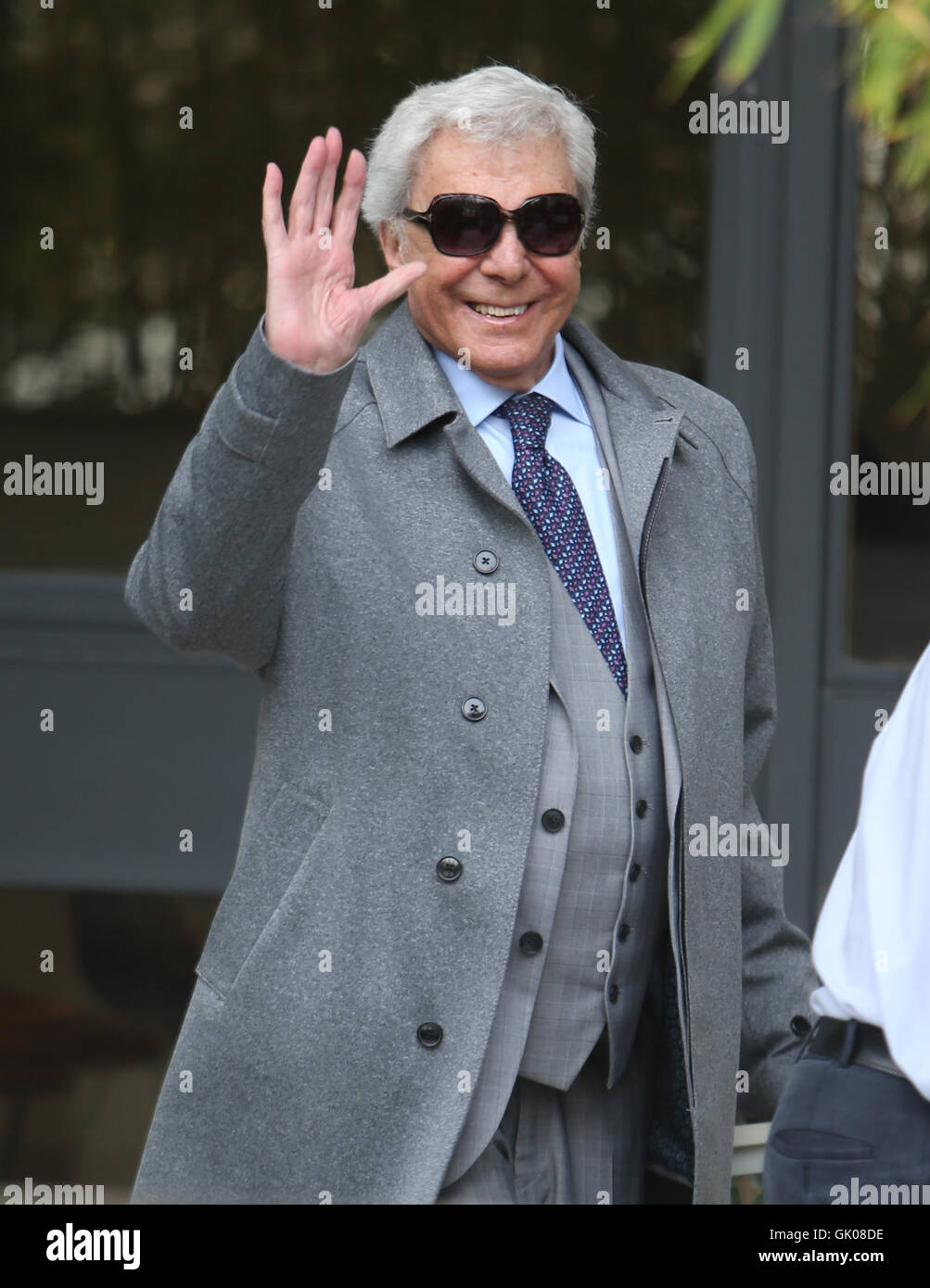 Lionel Blair outside ITV Studios Featuring: Lionel Blair Where: London