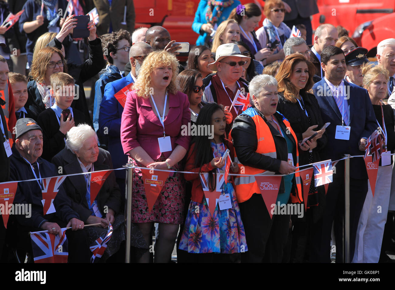 Sorting Queen Queen Elizabeth II visits the Royal Mail sorting office in Windsor, one ...