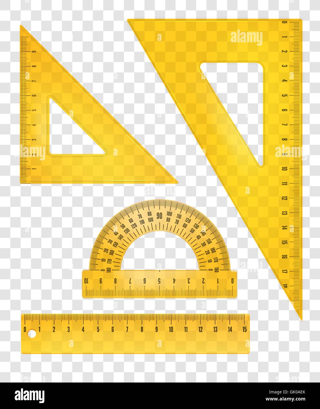 Blue and yellow rulers Stock Vector Image & Art - Alamy