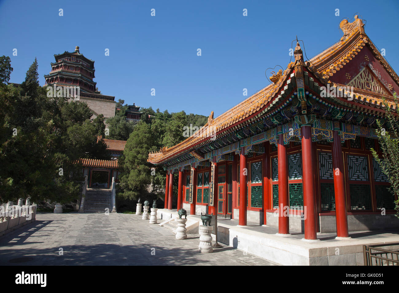 Beijing Haidian District, the Summer Palace Stock Photo Alamy
