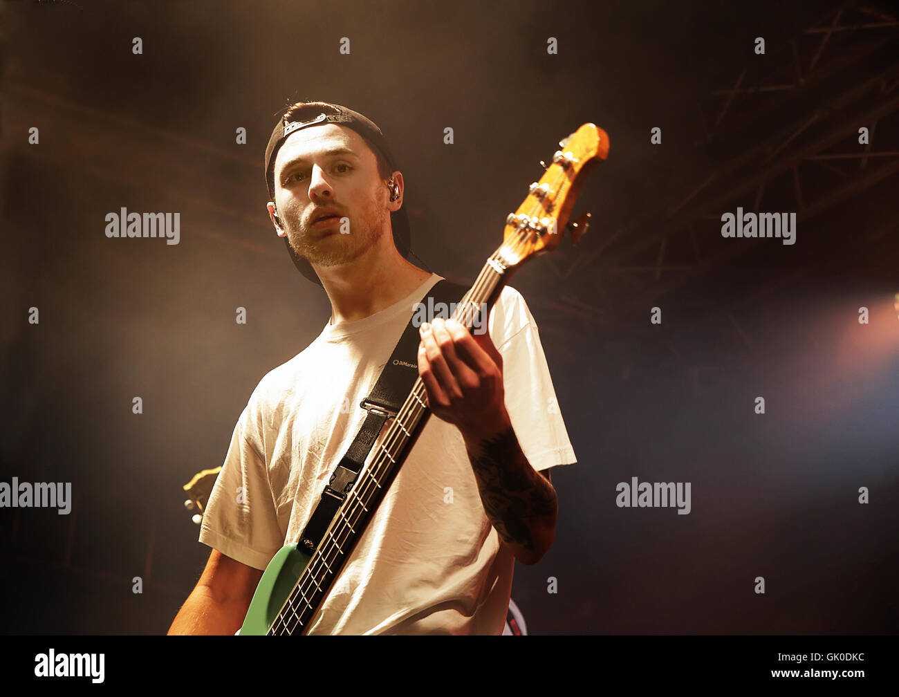 Neck Deep performing at Liverpool O2 Academy Featuring: Neck Deep, Fil ...