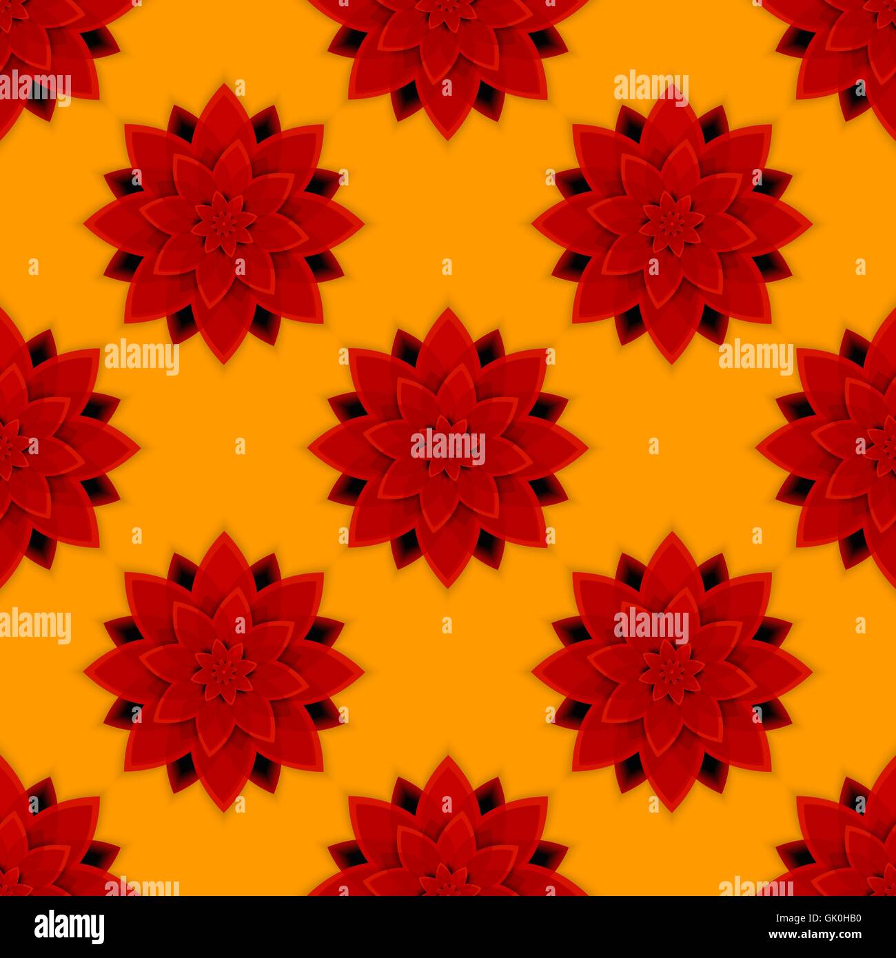 Seamless mandala pattern Stock Vector Image & Art - Alamy