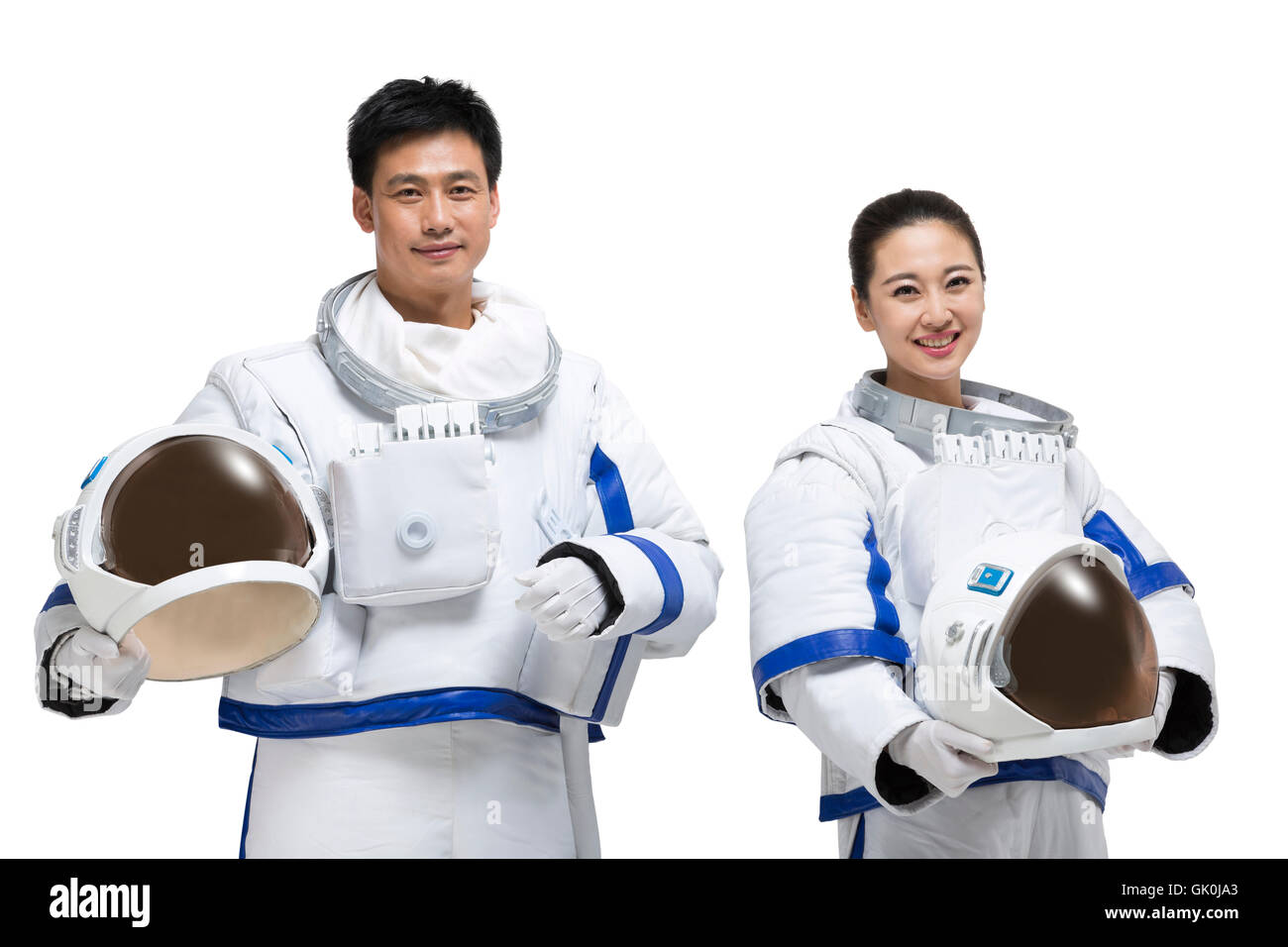 Studio shot astronaut Stock Photo