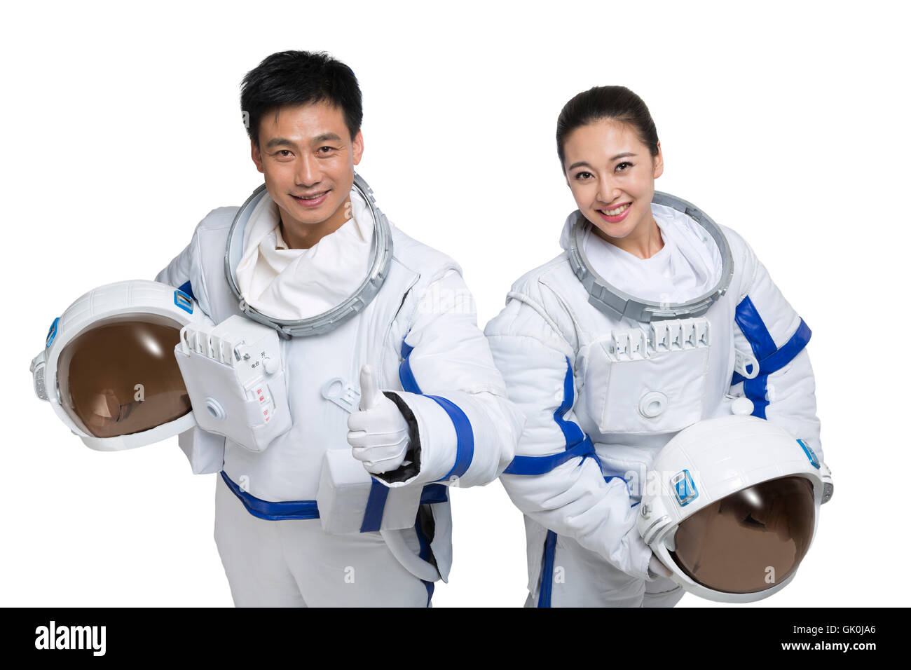 Studio shot astronaut Stock Photo