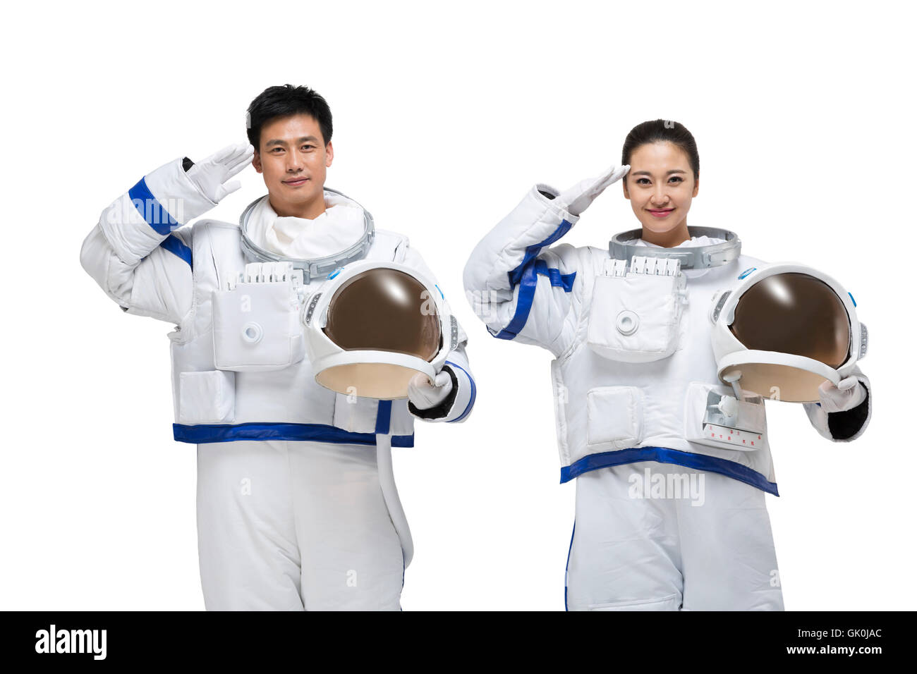 Studio shot astronaut Stock Photo