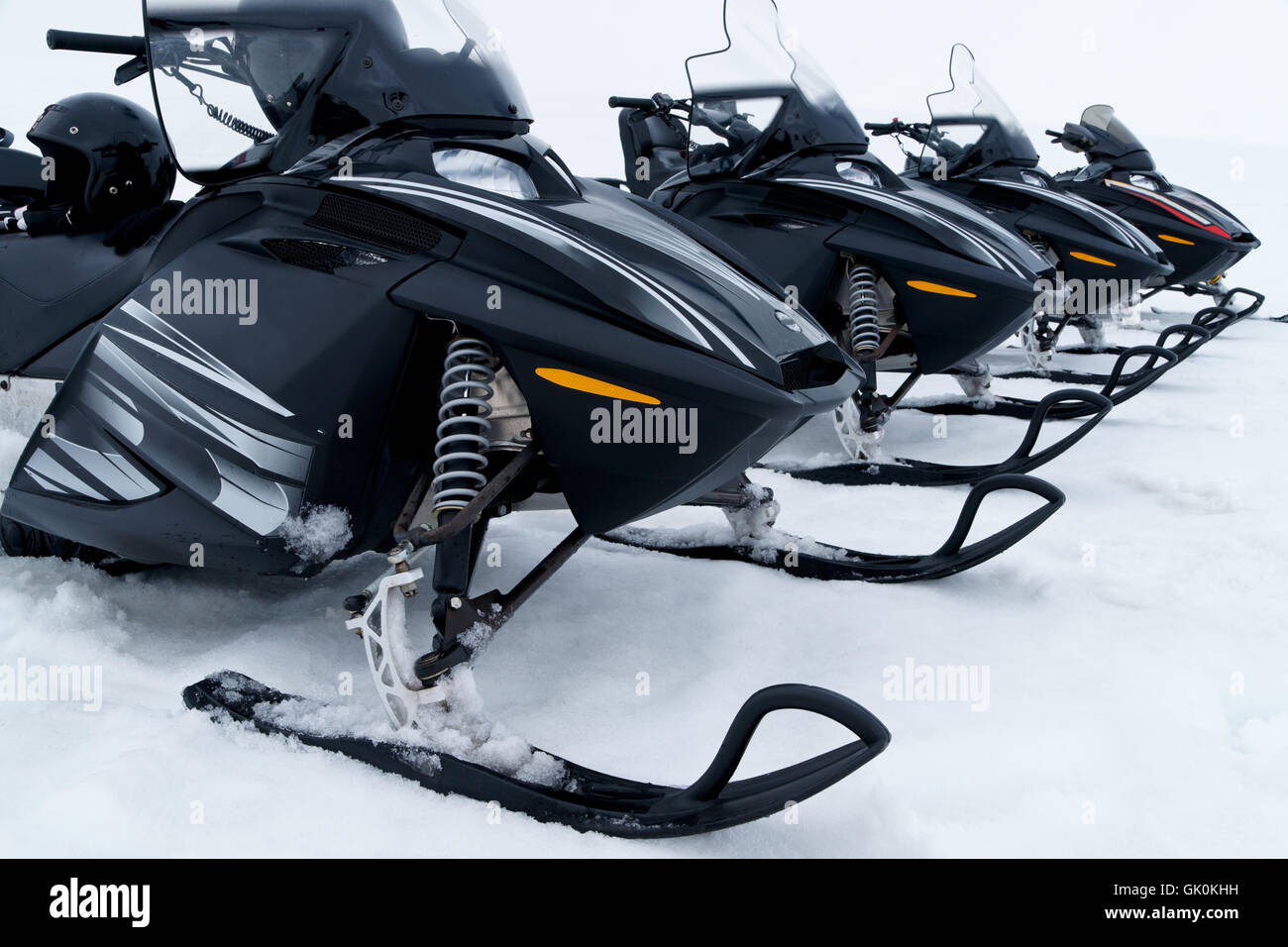 ice vehicle row Stock Photo Alamy