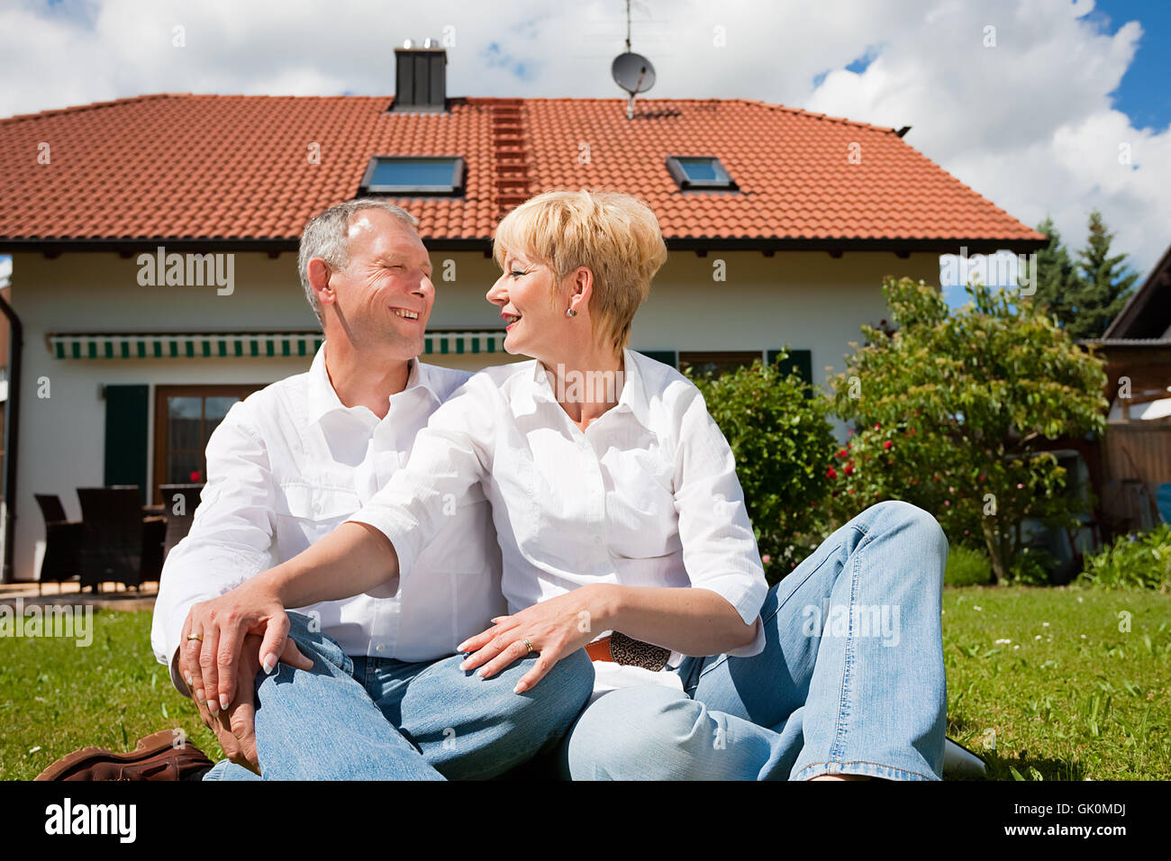 Elderly Couple In Front House High Resolution Stock Photography and ...