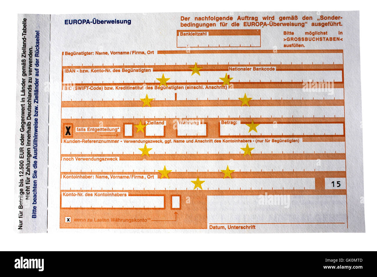 bank lending institution transferal Stock Photo