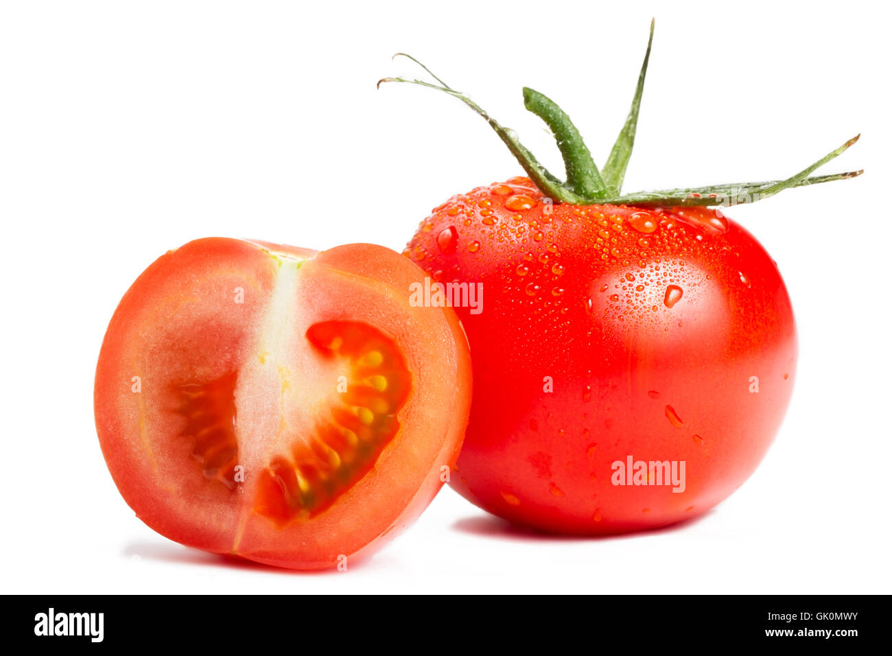 tomato and half Stock Photo Alamy