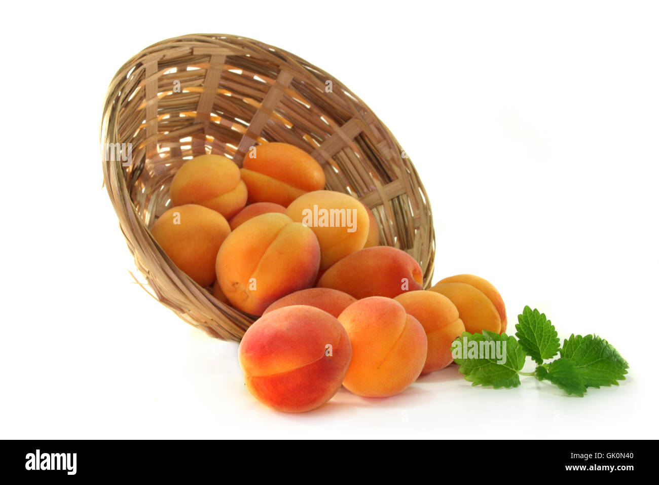 fruit stone-fruit culinary herbs Stock Photo