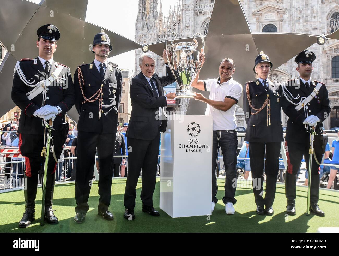 UEFA Champions League Trophy Ceremony Ahead Of The Final On Saturday UEFA Champions League Trophy Ceremony Ahead Of The Final On Saturday
