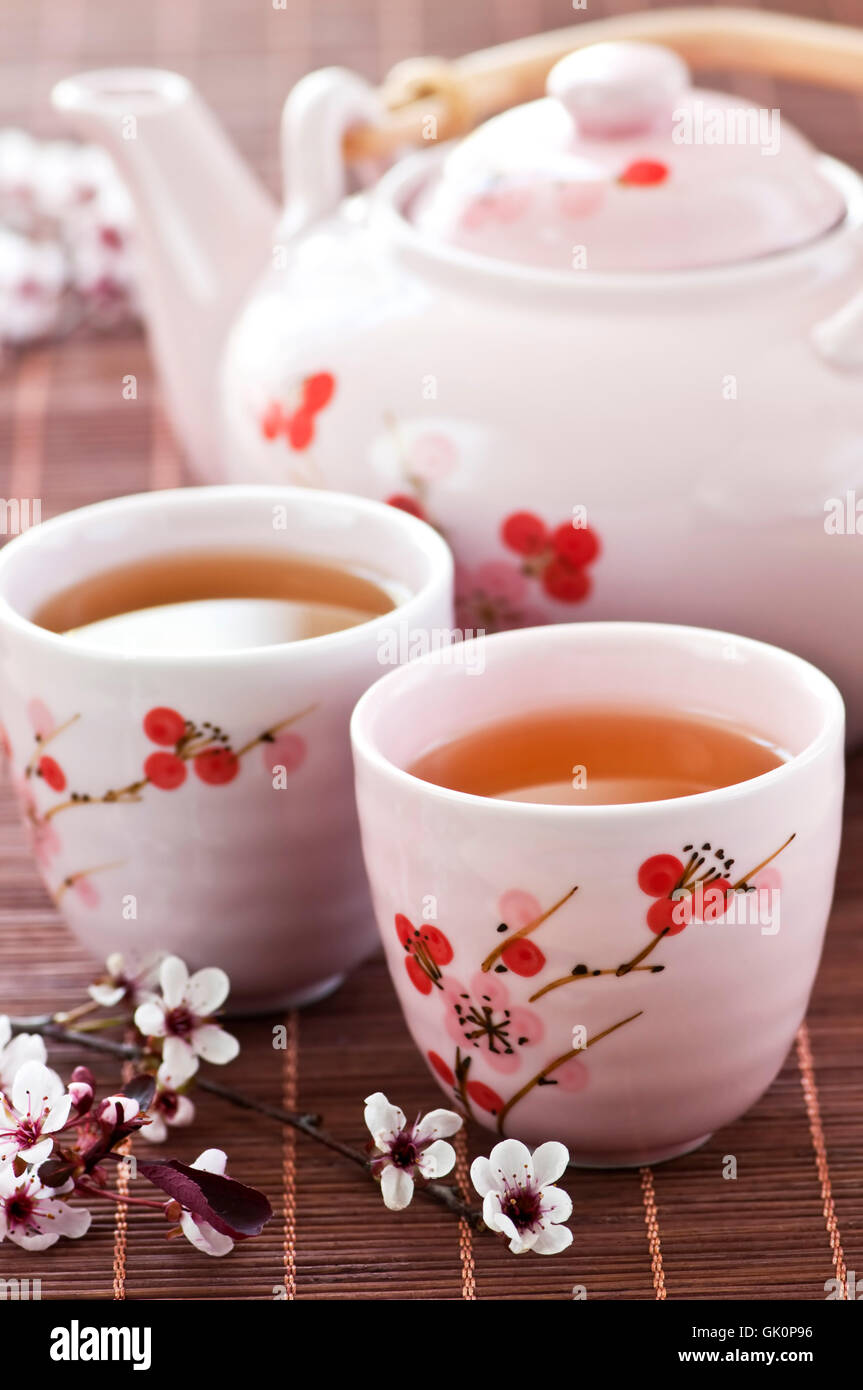 tea cups japanese Stock Photo Alamy