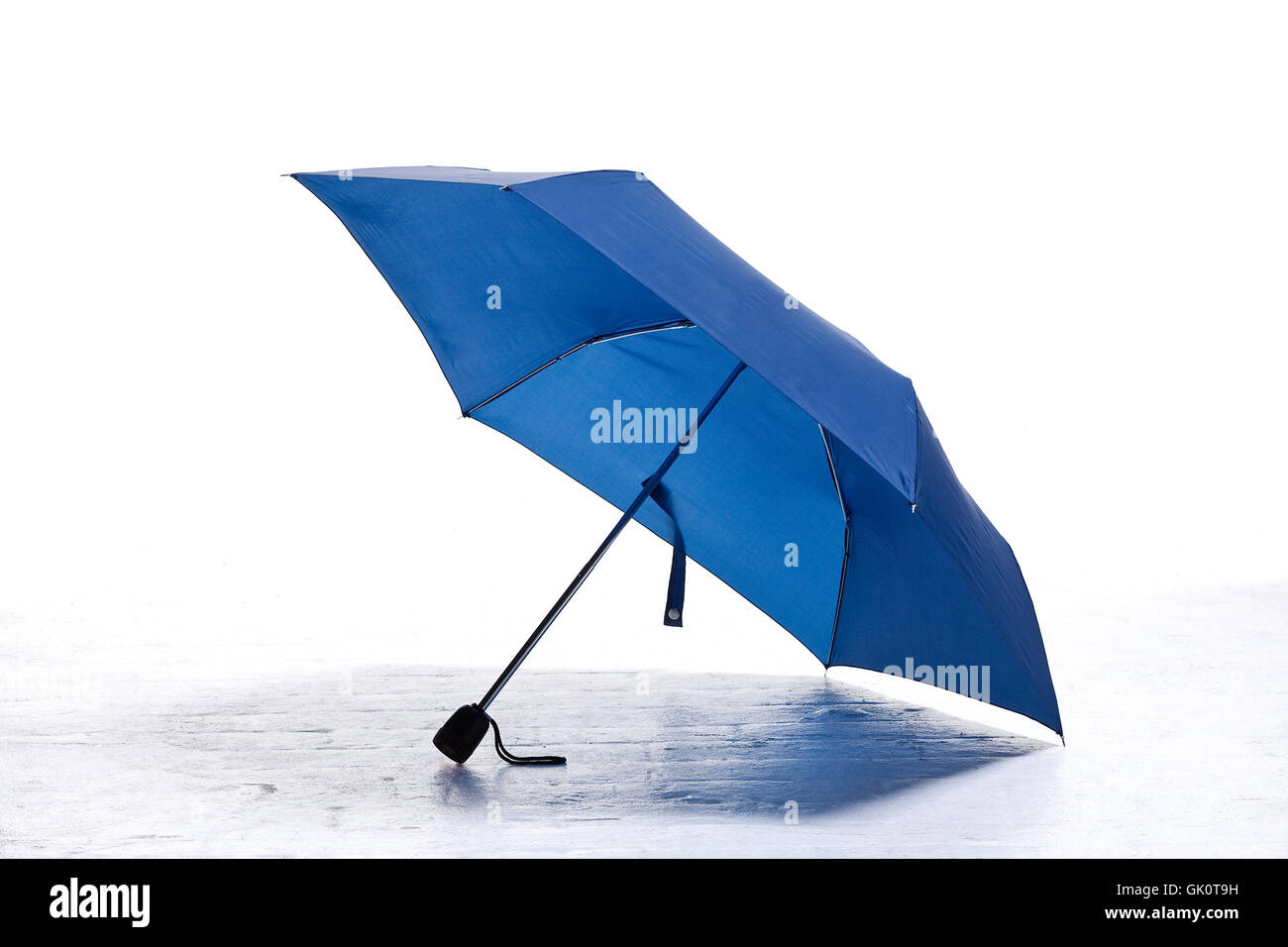 blue umbrella Stock Photo
