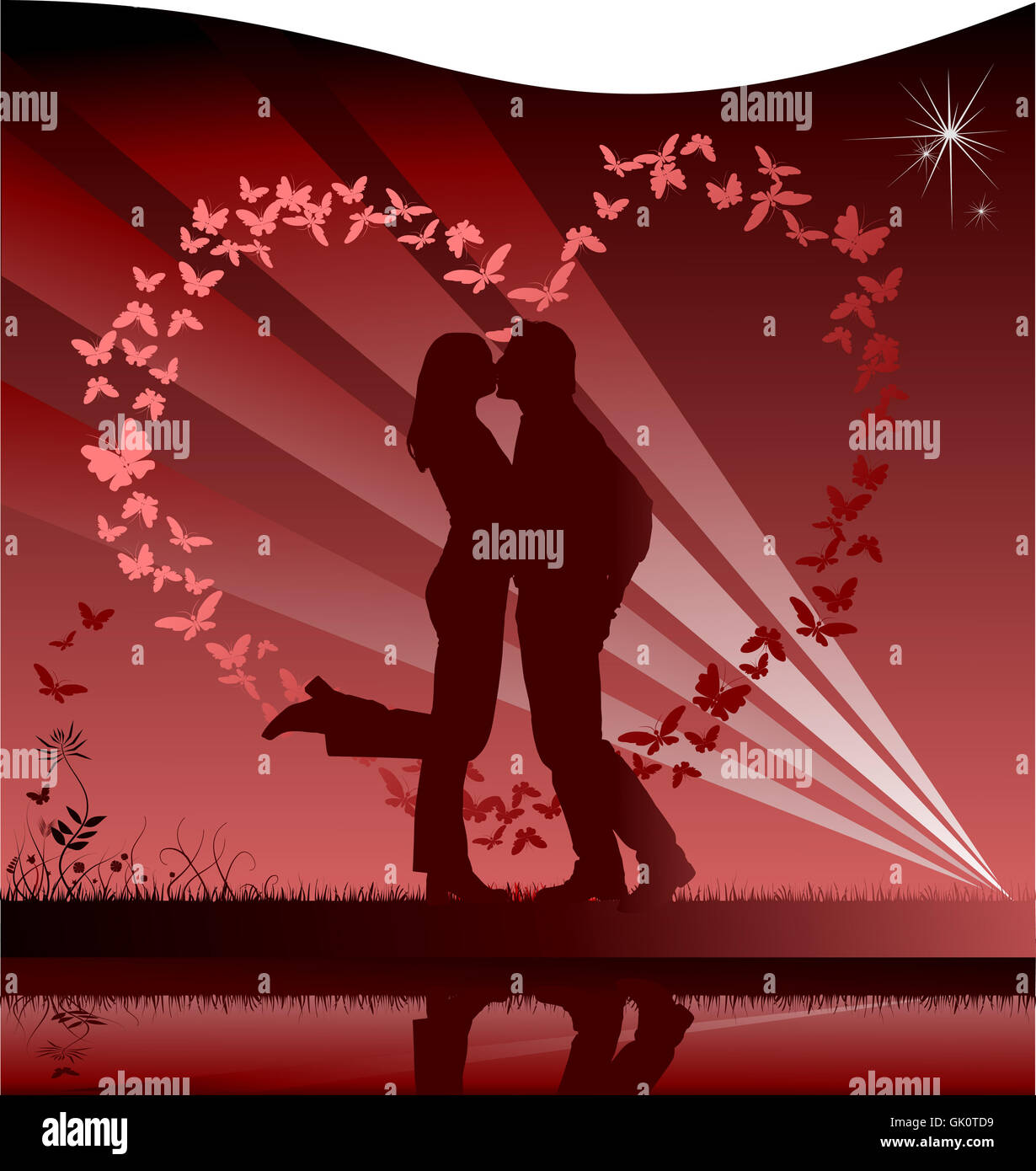 Love cartoon hi-res stock photography and images - Alamy
