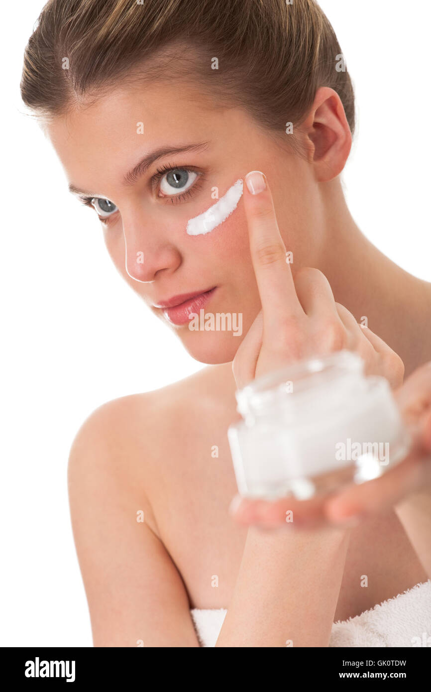 woman cosmetics beauty care Stock Photo - Alamy