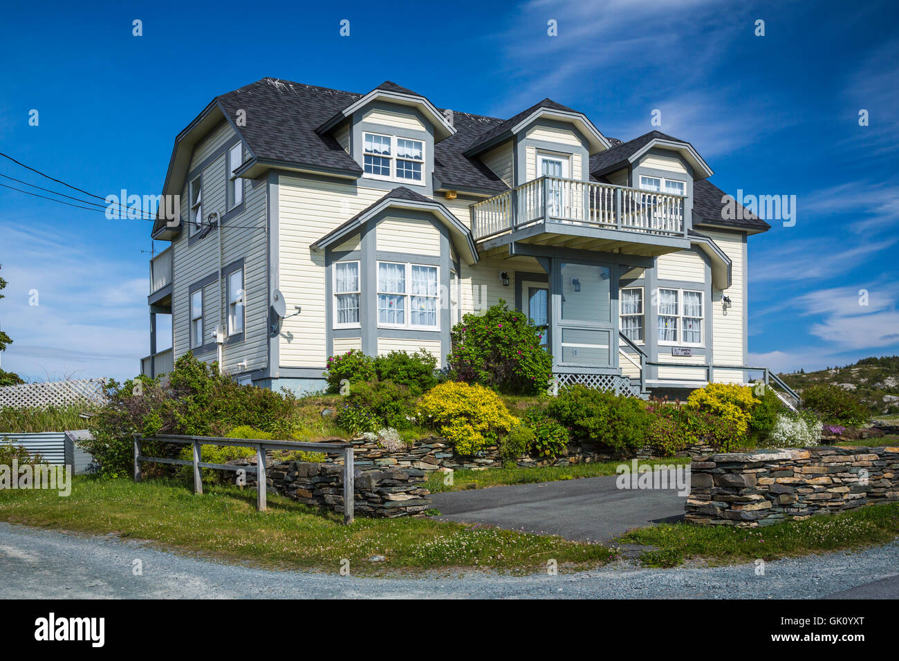 A large house in the fishing village of Brigus, Newfoundland and