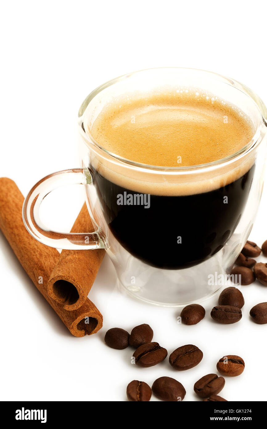 drink beans espresso Stock Photo