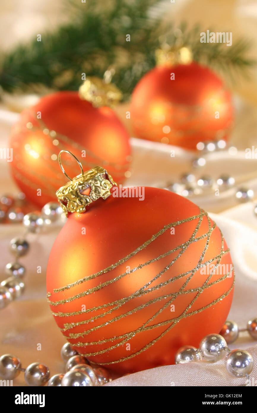 Baubles of christmas tree hi-res stock photography and images - Alamy