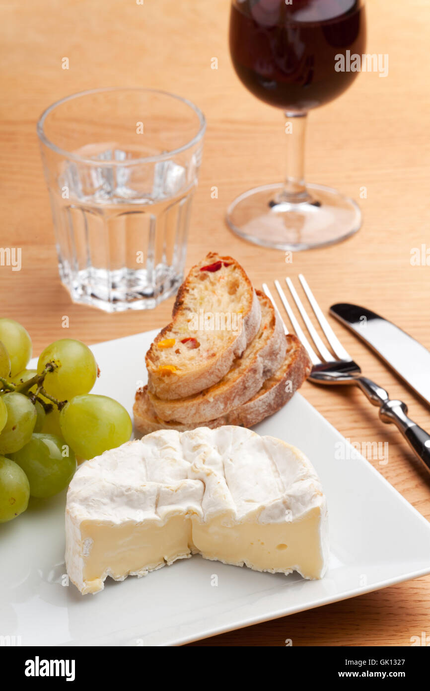 snack time bread cheese Stock Photo - Alamy