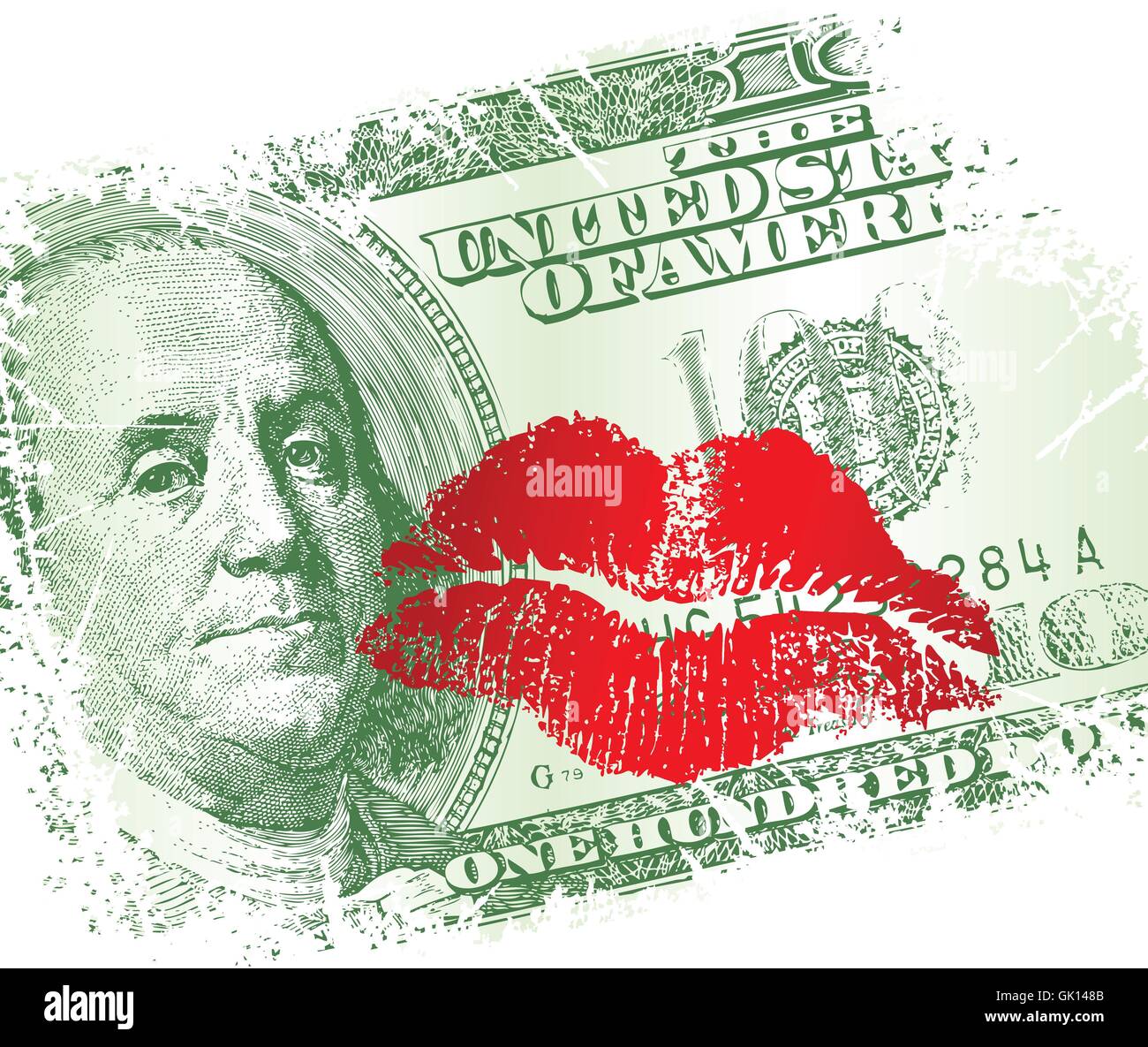 Dollar bill background Stock Vector Images - Alamy