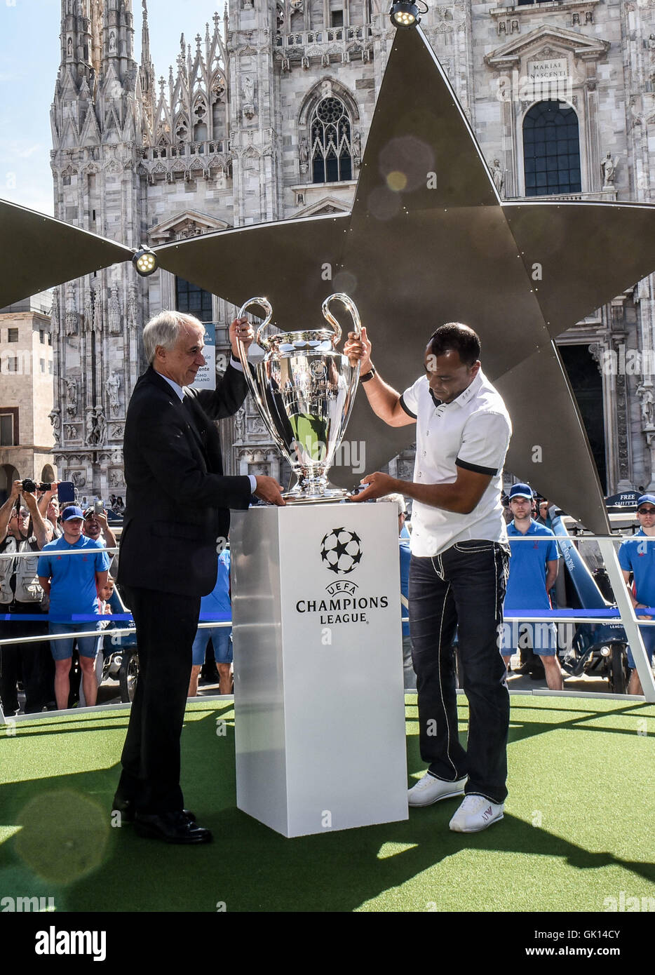 UEFA Champions League Trophy Ceremony Ahead Of The Final On Saturday UEFA Champions League Trophy Ceremony Ahead Of The Final On Saturday
