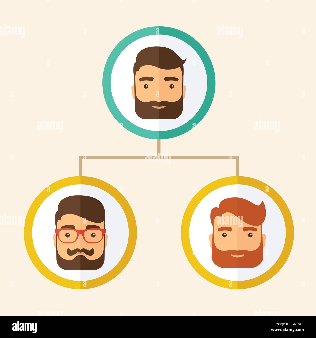 Company employees ranking position Stock Vector Image & Art Alamy