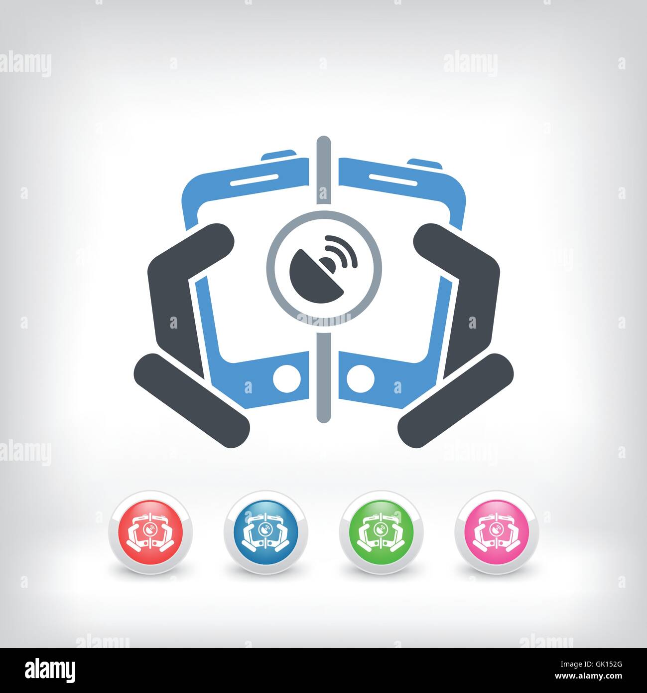 Mobile connection icon Stock Vector Image & Art - Alamy