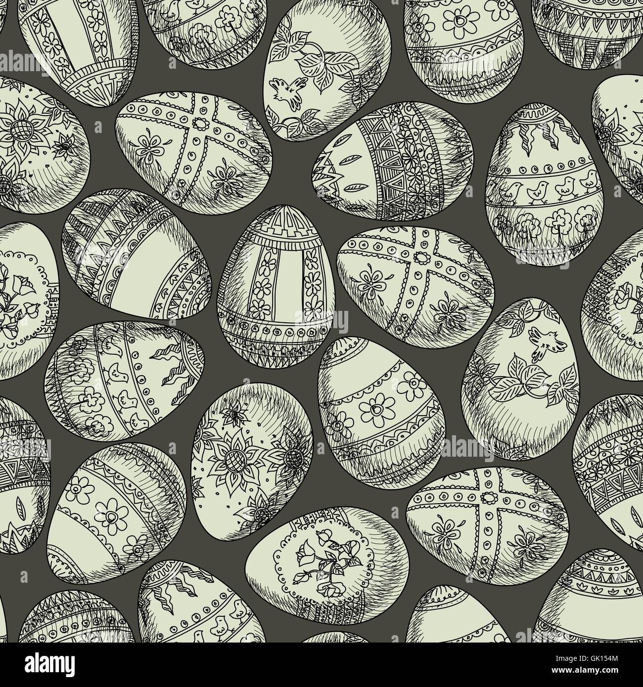 set of Easter eggs Stock Vector Image & Art - Alamy