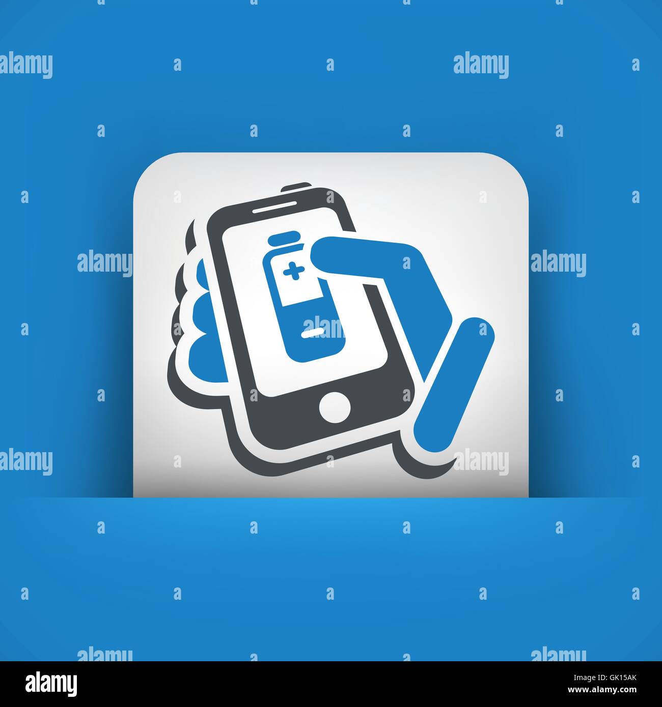 Phone Battery Level Stock Vector Image Art Alamy