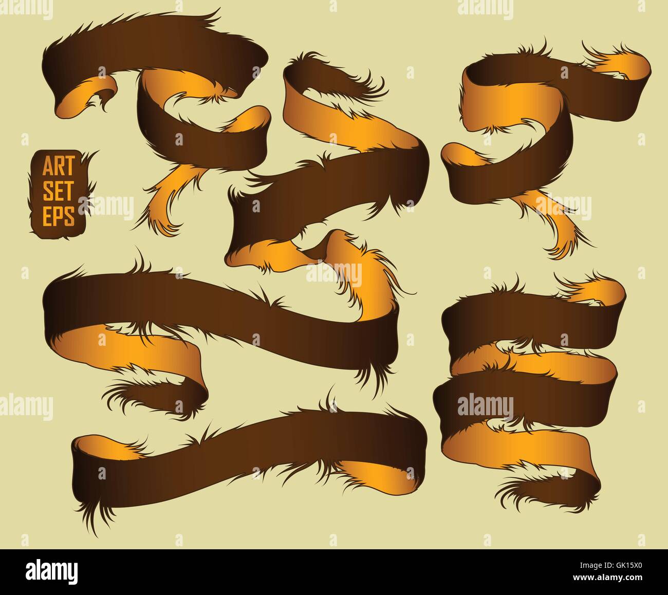 set of ribbons Stock Vector Image & Art - Alamy