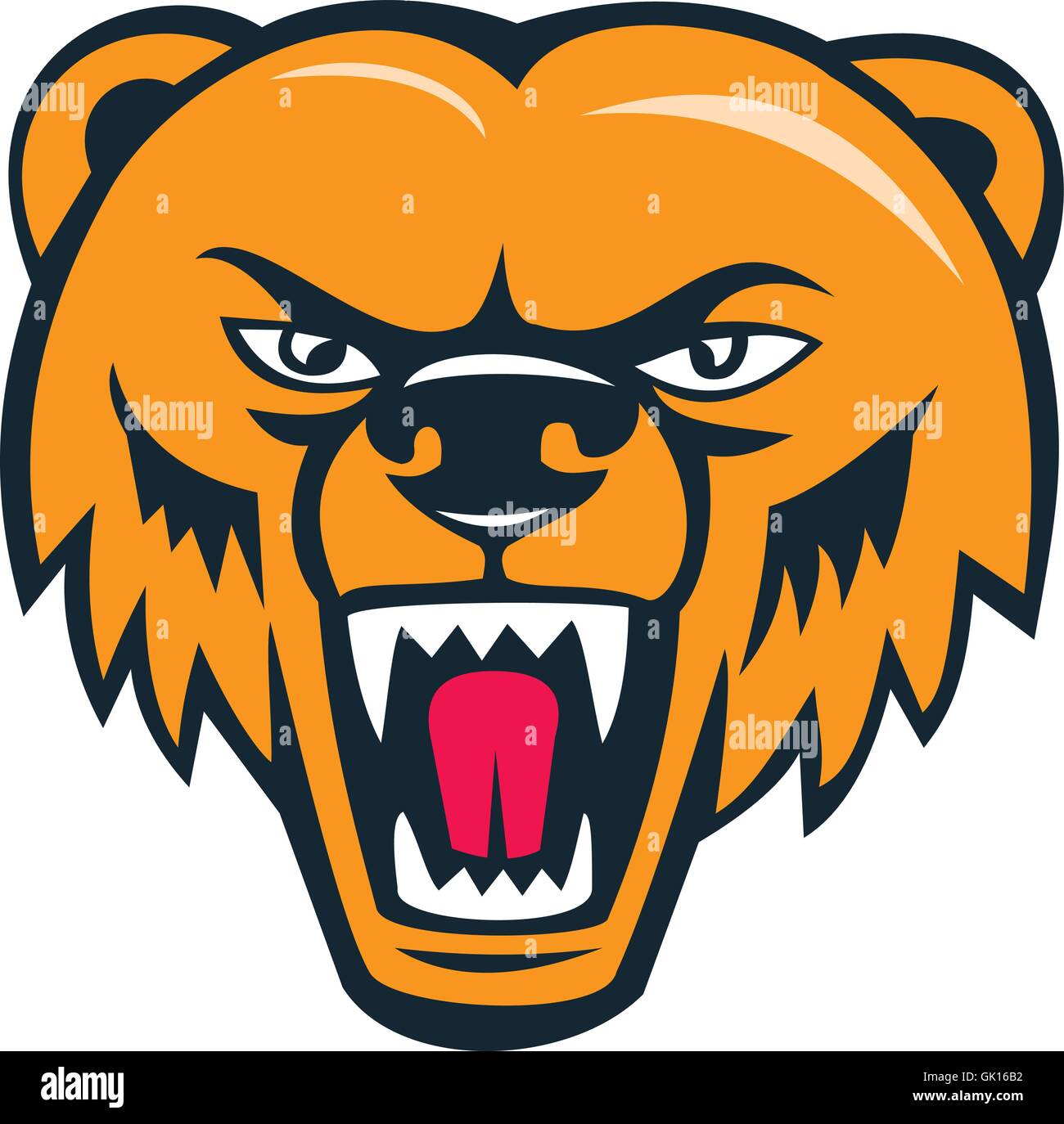 roaring bear clip art