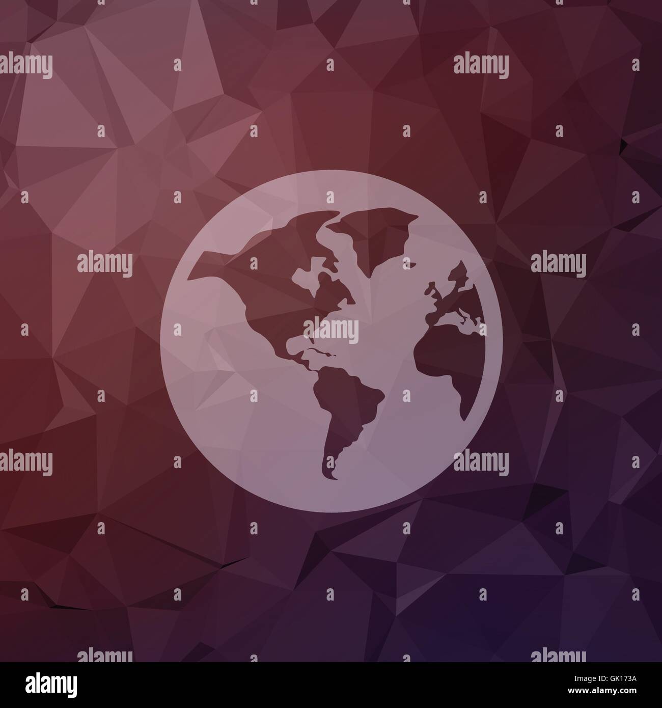 Globe in flat style icon Stock Vector Image & Art - Alamy