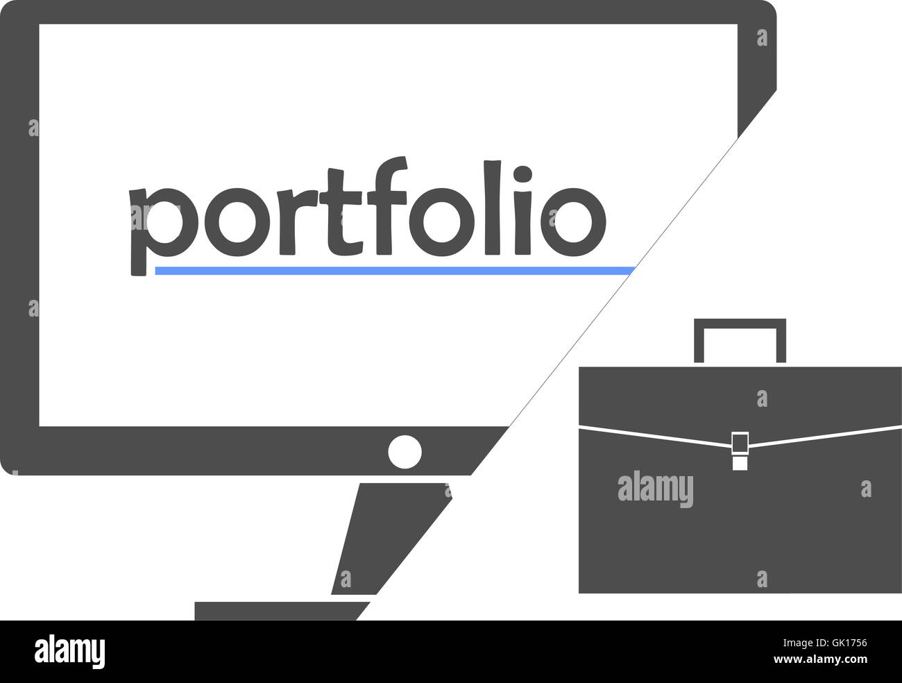 vector - portfolio Stock Vector