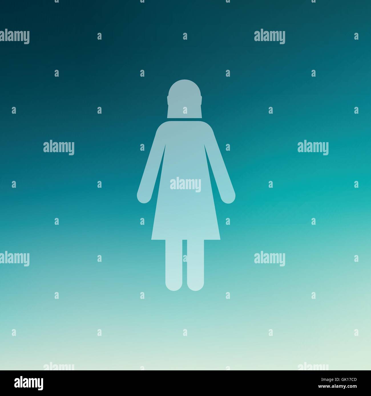 Woman in flat style icon Stock Vector Image & Art - Alamy