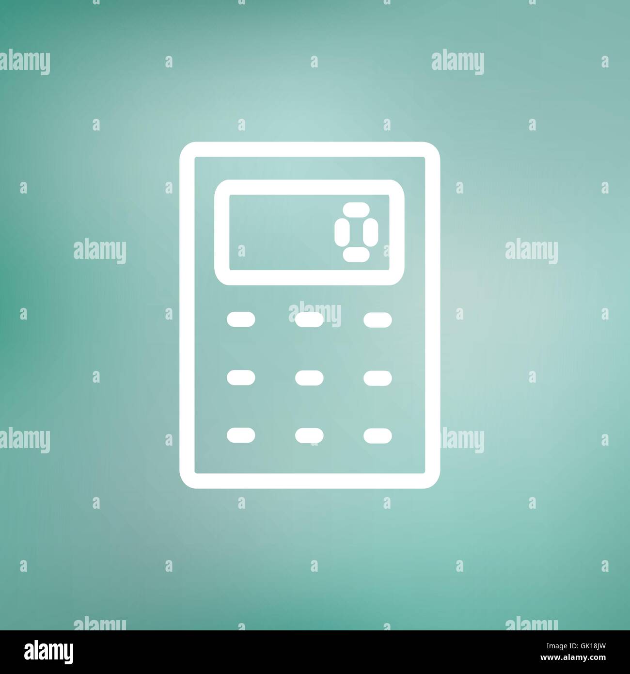 Calculator math device icon Stock Vector Images - Alamy