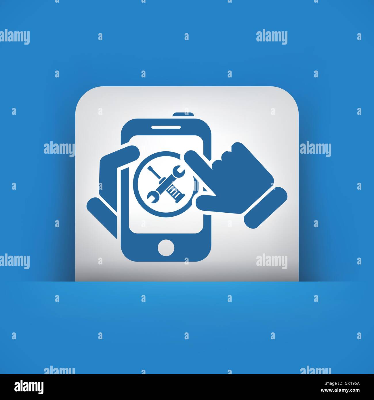 Smartphone setting icon Stock Vector Image & Art - Alamy