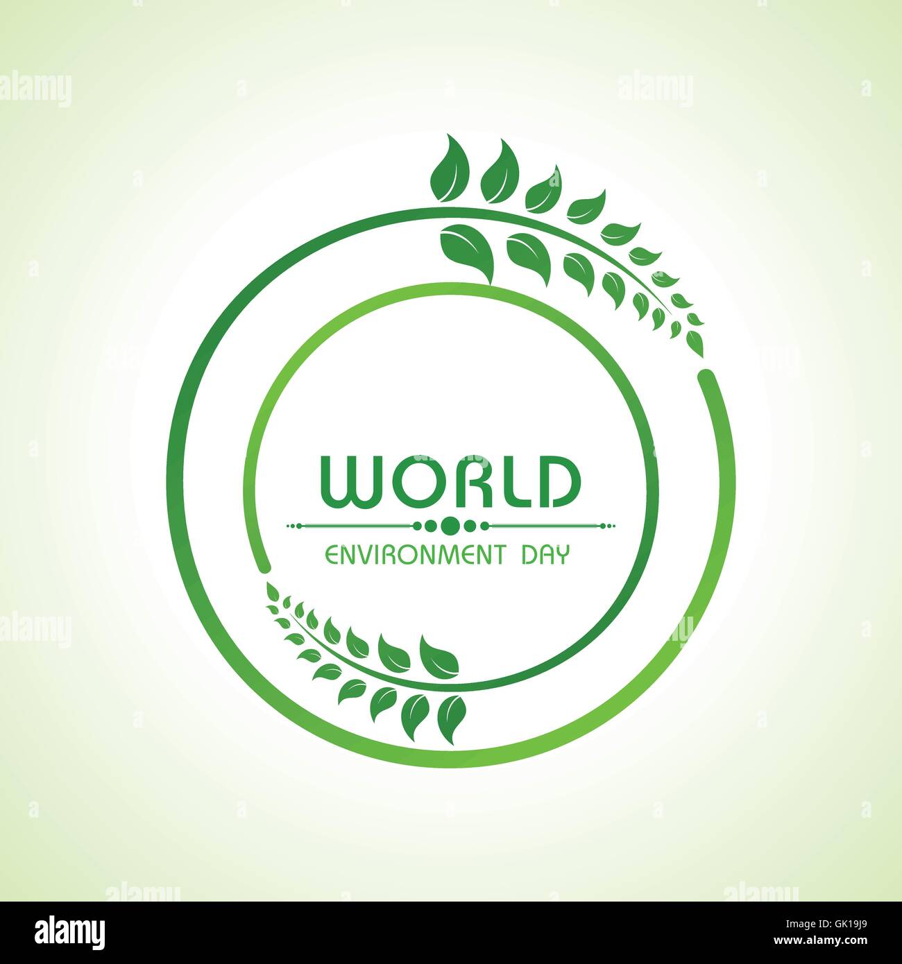 Creative World Environment Day Greeting stock vector Stock Vector Image ...