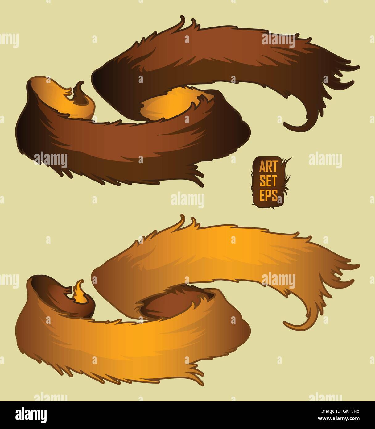 set of ribbons Stock Vector Image & Art - Alamy