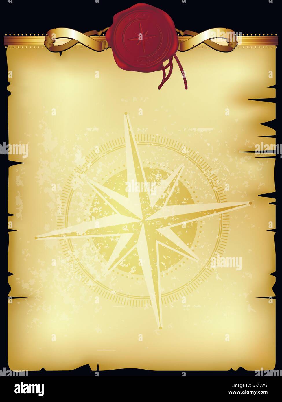 paper background with wax seal Stock Vector Image & Art Alamy