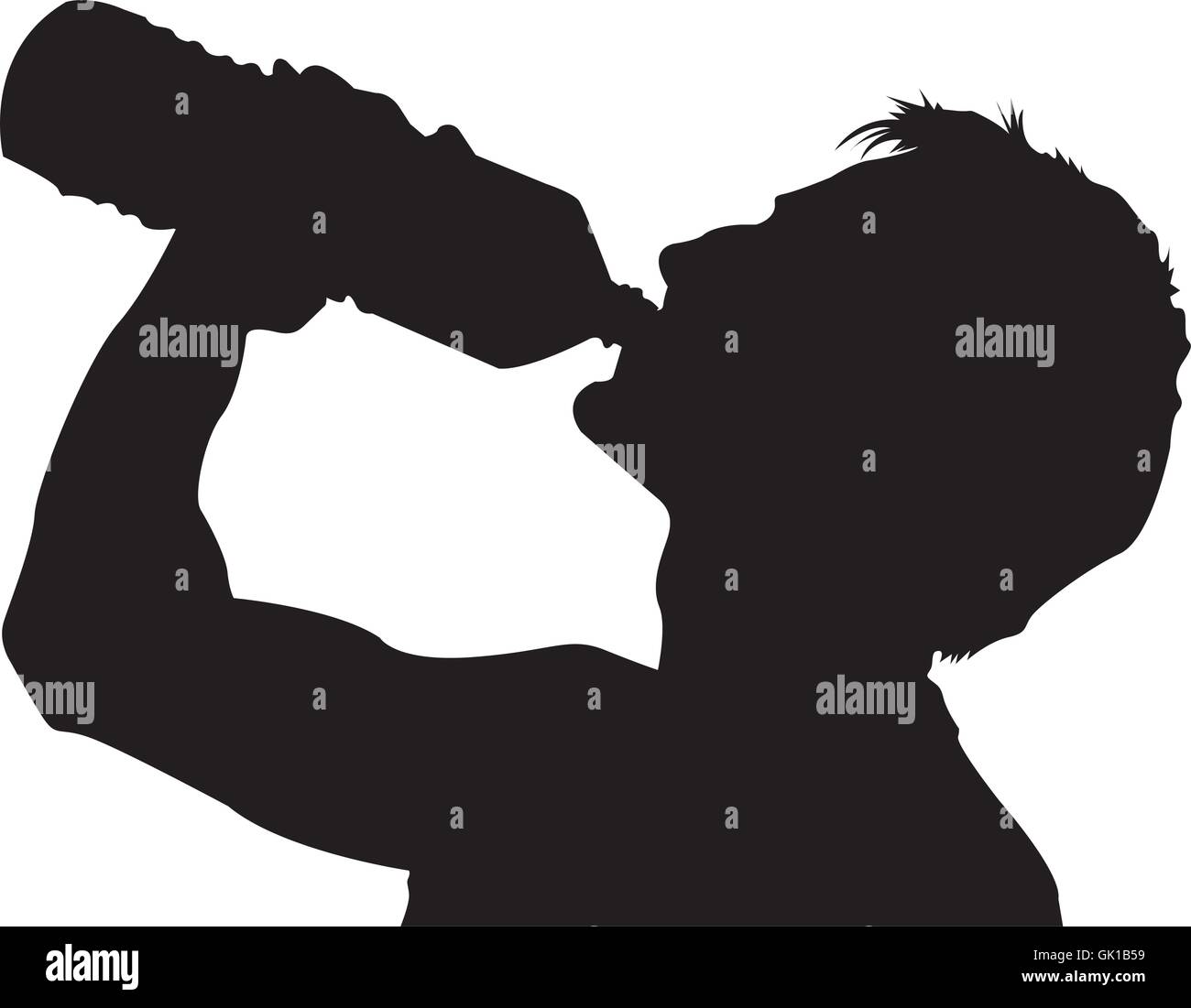 Drink water Stock Vector Images Alamy