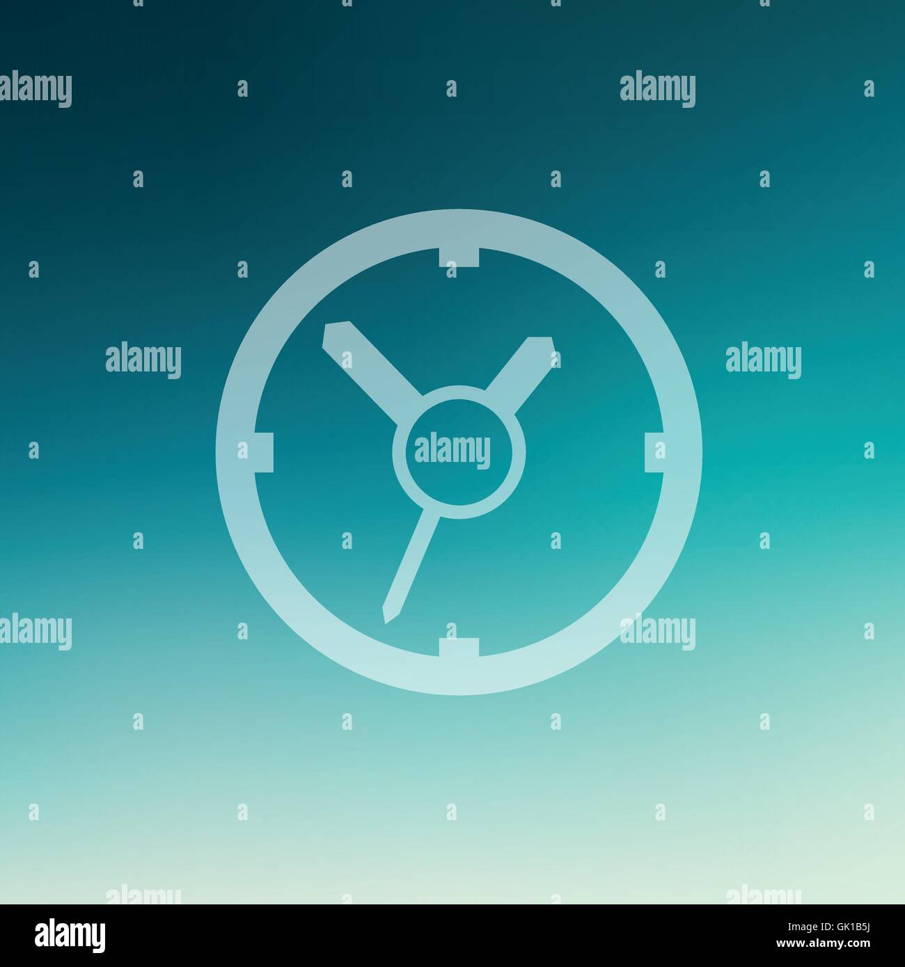 Clock in flat style icon Stock Vector Image & Art - Alamy