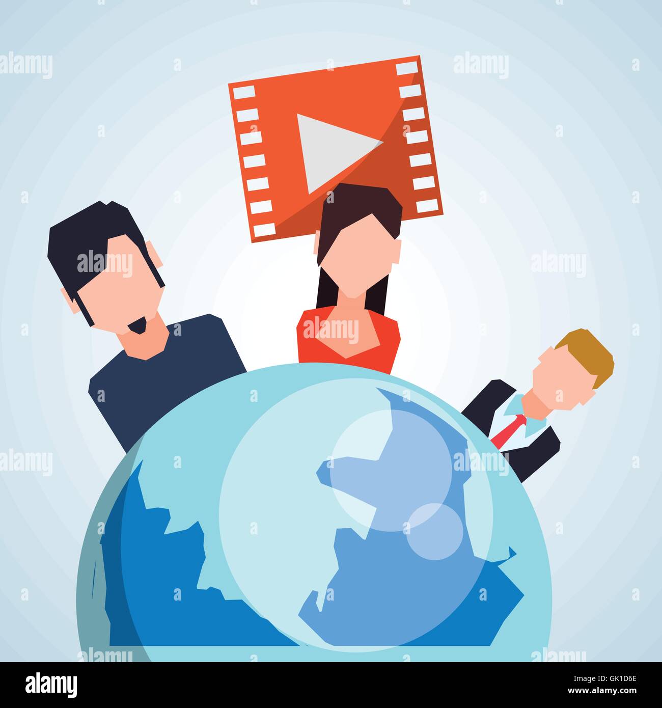 Social network design. Social media icon. Isolated illustration ...