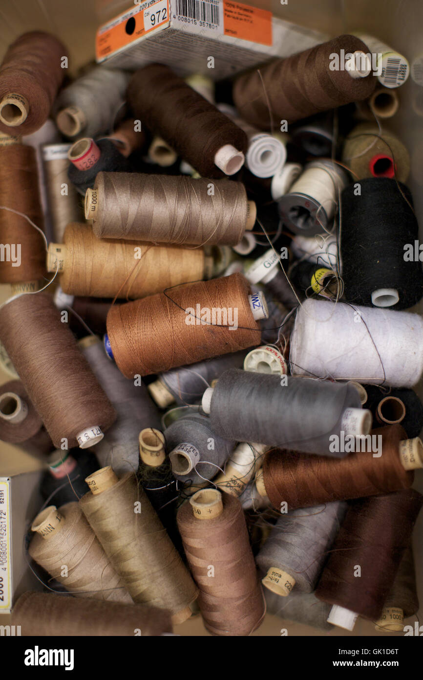 Spool cotton reel hi-res stock photography and images - Alamy