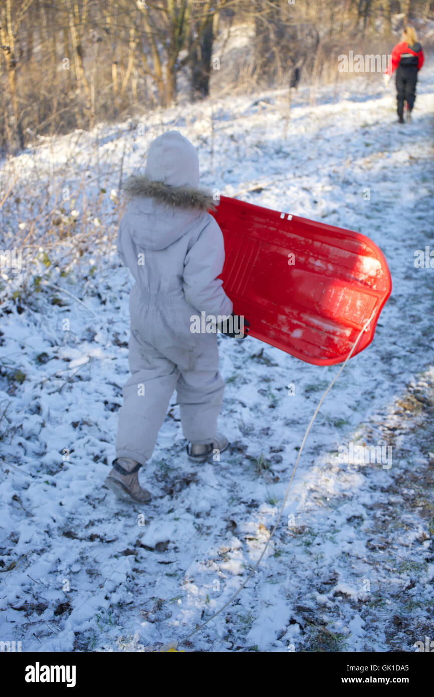 Child Sleigh Stock Photos & Child Sleigh Stock Images - Alamy